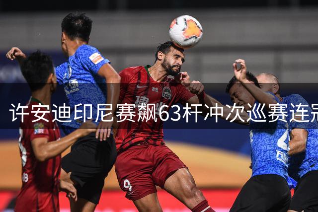 许安迪印尼赛飙63杆冲次巡赛连冠 仅落后领跑者两杆